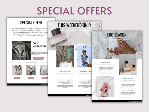 EMAIL MARKETING NEWSLETTER CANVA TEMPLATE BUNDLE - Image 10