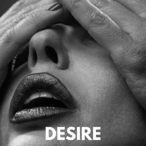 A symbolic portrait of hidden perception: when sight is covered, inner awareness awakens. Desire often appears before we understand why—because it originates from a reality already forming.