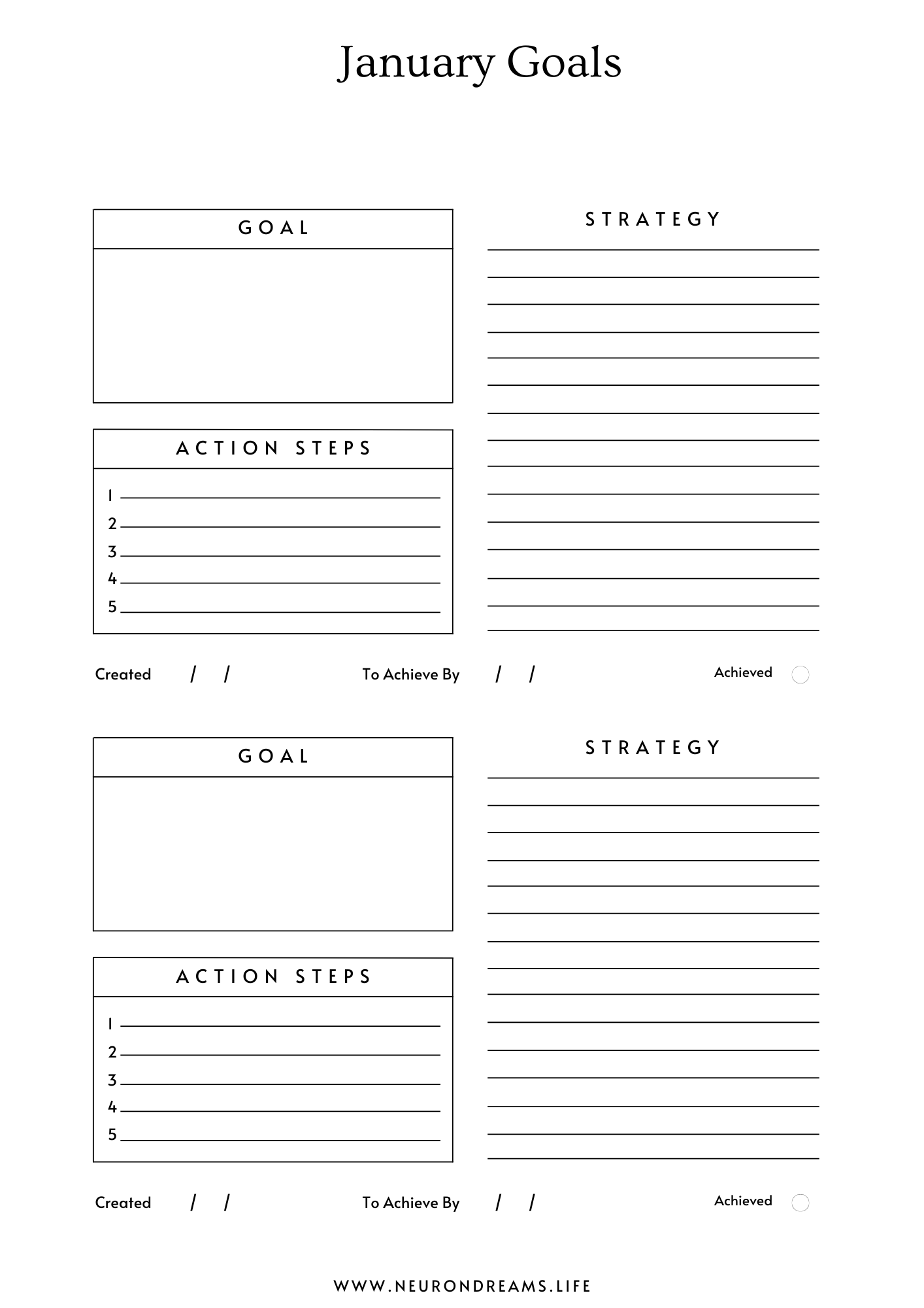 2027 Goal Planner – Design Your Best Year Yet - Image 8