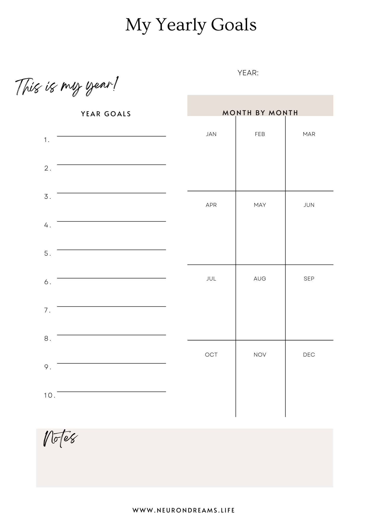 2027 Goal Planner – Design Your Best Year Yet - Image 11